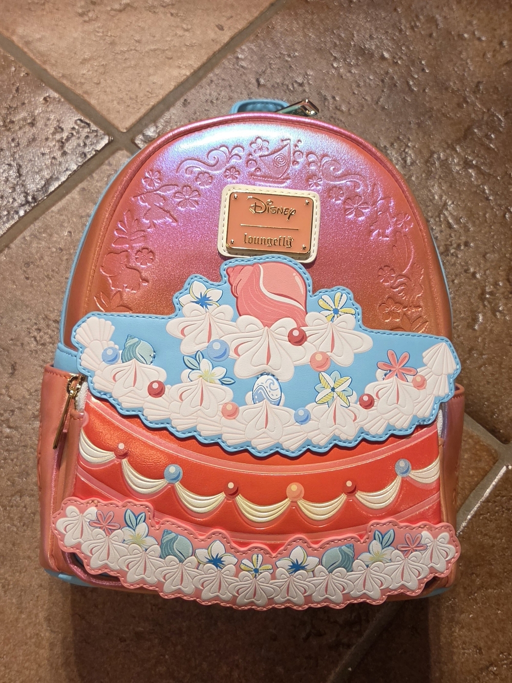 Loungefly Disney Moana Iridescent Cake Mini Backpack